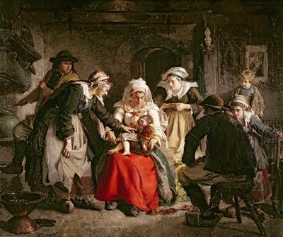 A Breton Sorceress, 1872 by Robert Wylie